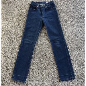 Vintage 80s Levis Jeans Size 29x36 Blue Denim Dark Wash Red Tab 26501 0117 USA